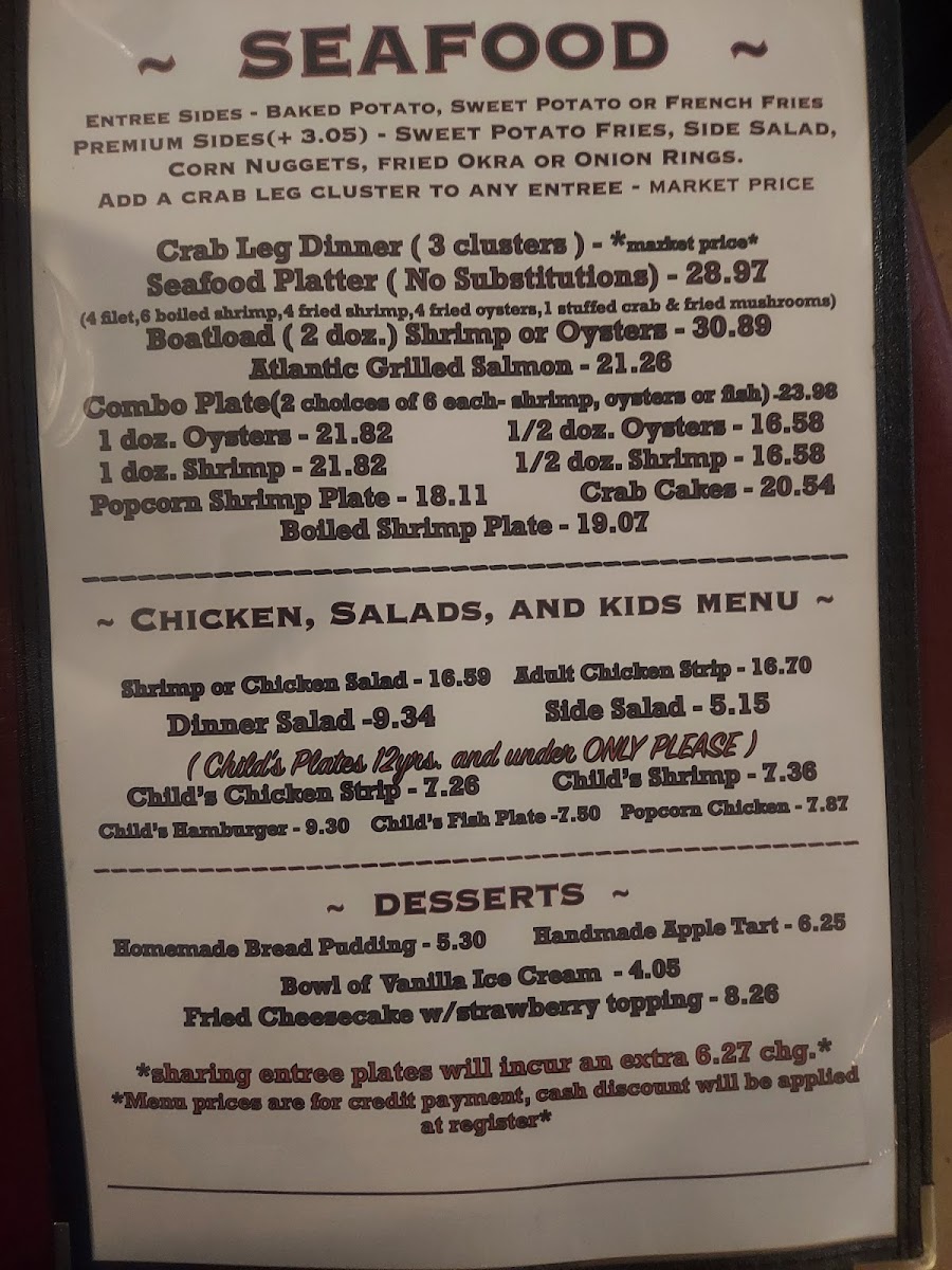 Salem Opry House Menu-1