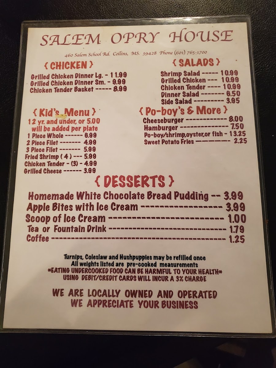 Salem Opry House Menu-10